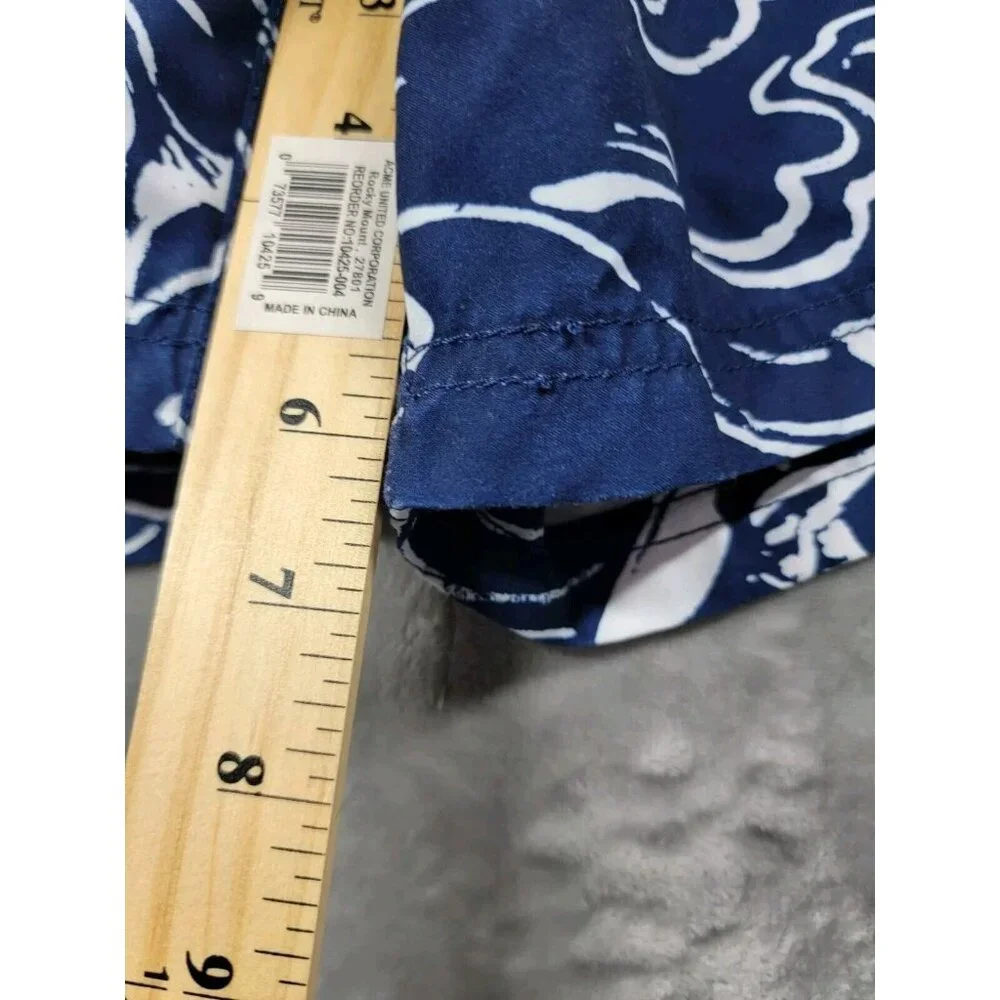 Nautica lined Board shorts Mens Large Blue Pockets,Fish Marlins Swim Trunks‎
